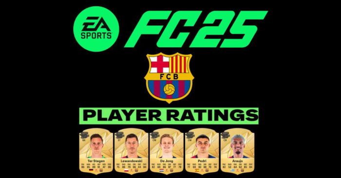 fc 25 barcelona player ratings