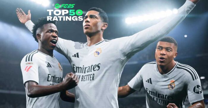 fc 25 top 50 ratings